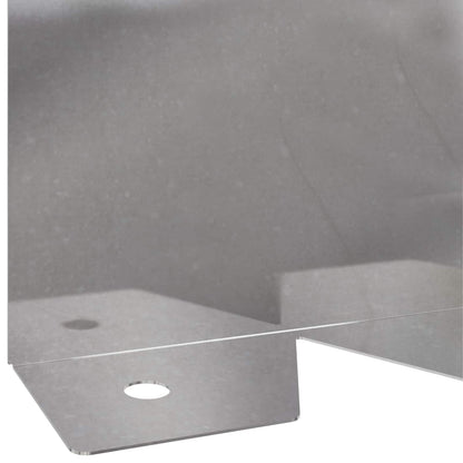 Bordura per Prato 30 pcs 102 x 10 x 4 cm Acciaio Argento | homemem39