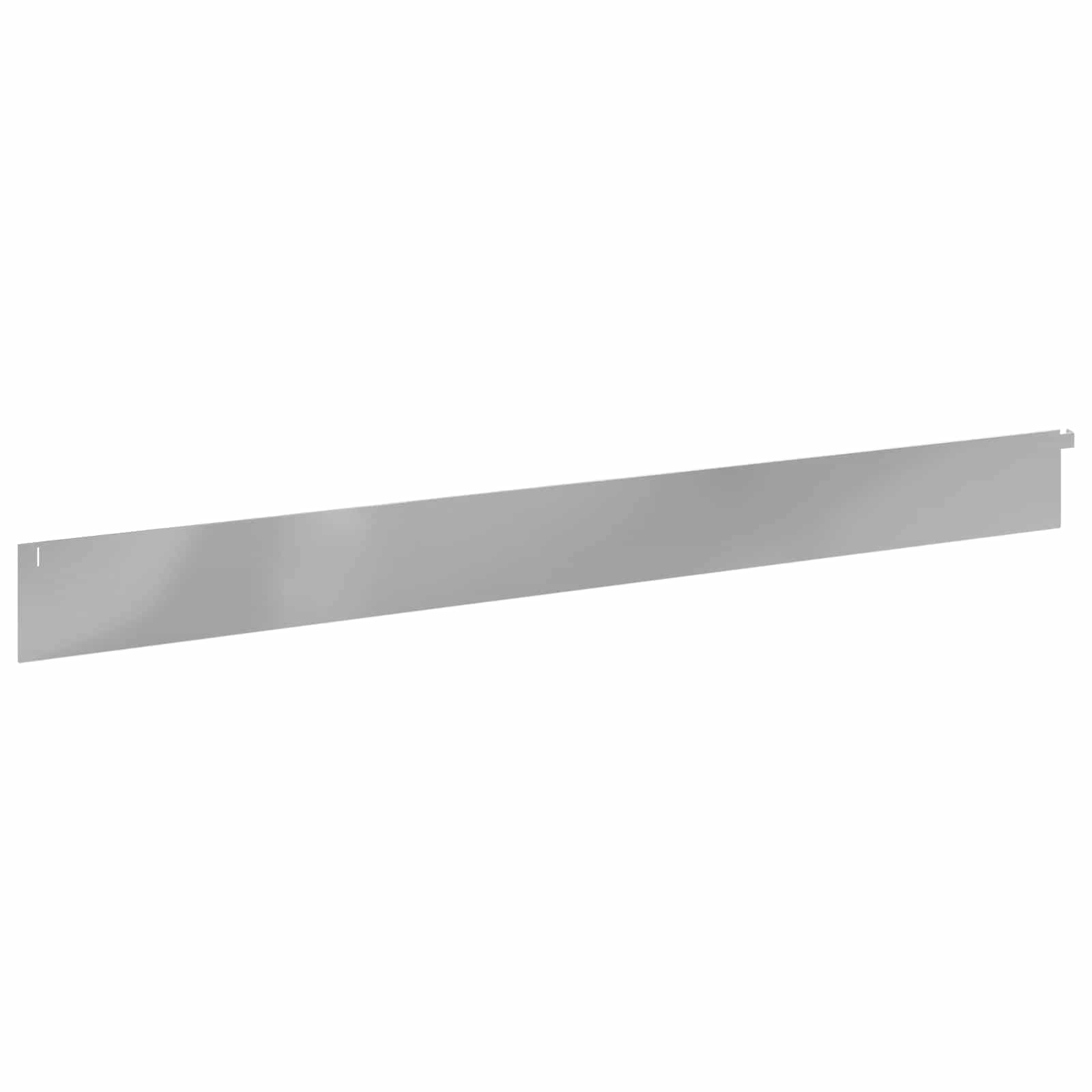 Bordura per Prato 30 pcs 102 x 10 x 4 cm Acciaio Argento | homemem39