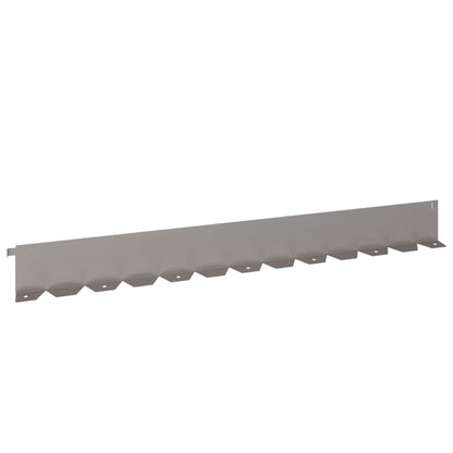 Bordura per Prato 10 pcs 102 x 10 x 4 cm Acciaio Ruggine | homemem39