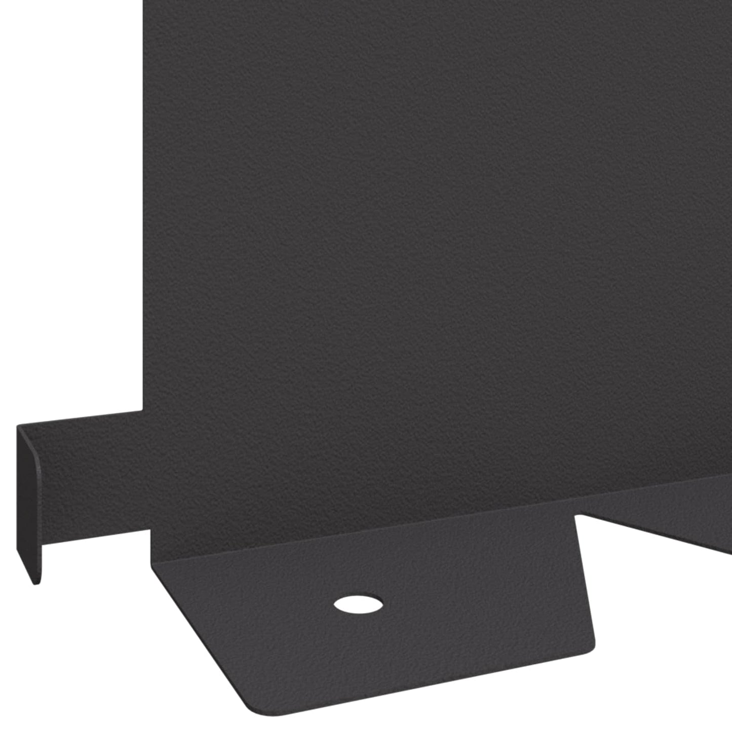 Bordura per Prato 10 pcs 102 x 15 x 4 cm Acciaio Nero | homemem39