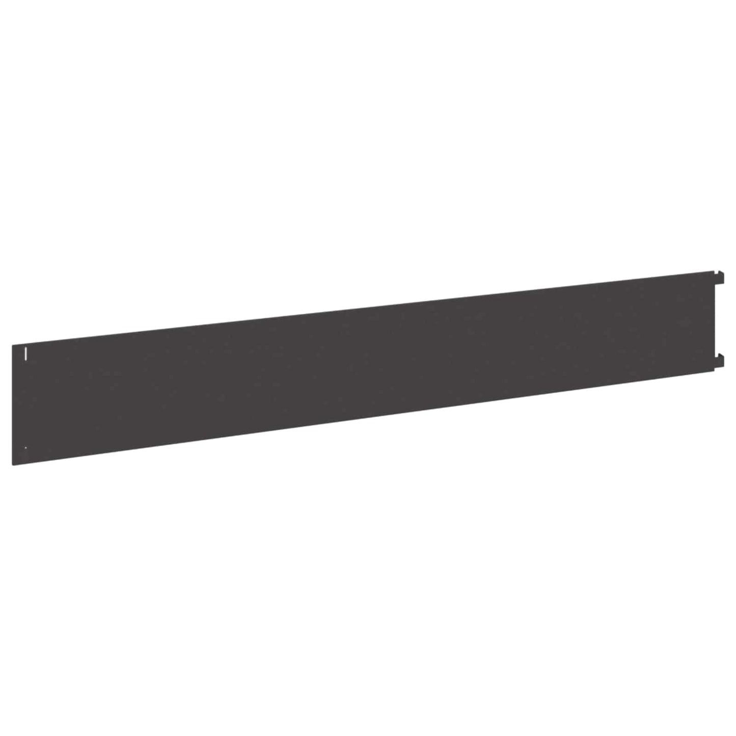 Bordura per Prato 20 pcs 102 x 15 x 4 cm Acciaio Nero | homemem39