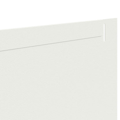 Bordura per Prato 10 pcs 102 x 15 x 4 cm Acciaio Bianco | homemem39