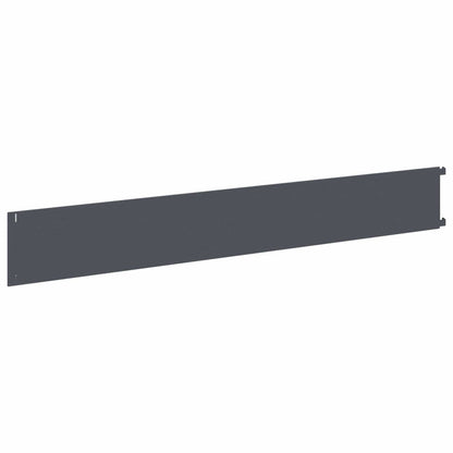 Bordura per Prato 10 pcs 102 x 15 x 4 cm Acciaio Antracite | homemem39
