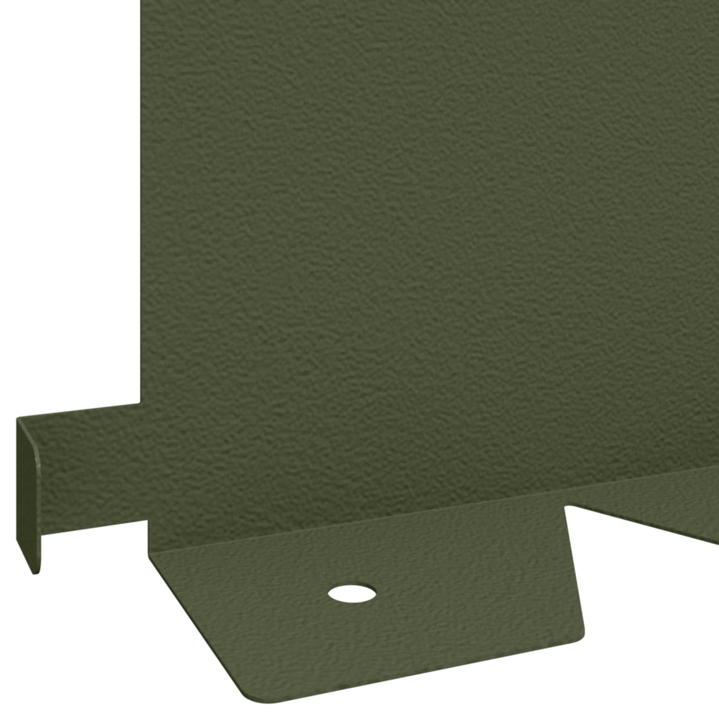 Bordura per Prato 10 pcs 102 x 15 x 4 cm Acciaio Verde Oliva | homemem39