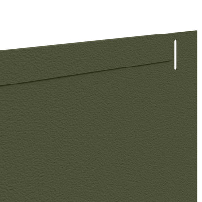 Bordura per Prato 20 pcs 102 x 15 x 4 cm Acciaio Verde Oliva | homemem39