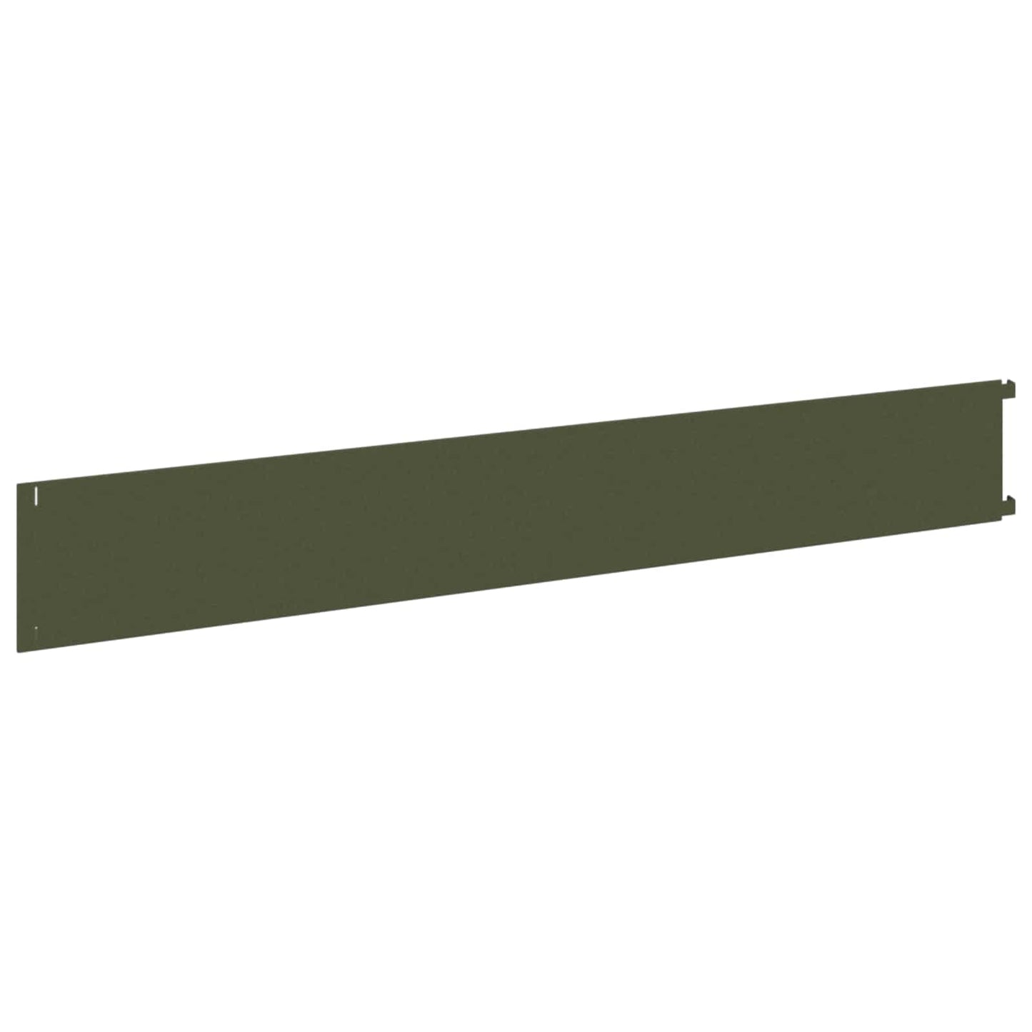 Bordura per Prato 20 pcs 102 x 15 x 4 cm Acciaio Verde Oliva | homemem39