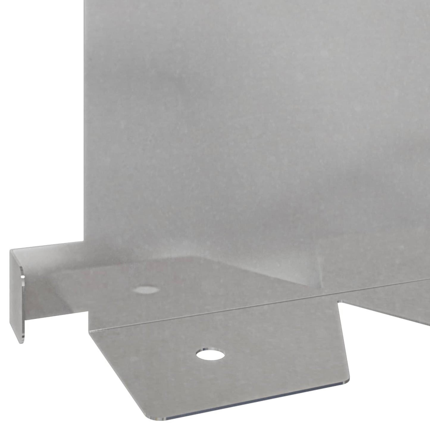 Bordura per Prato 10 pcs 102 x 15 x 4 cm Acciaio Argento | homemem39