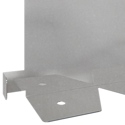 Bordura per Prato 30 pcs 102 x 15 x 4 cm Acciaio Argento | homemem39