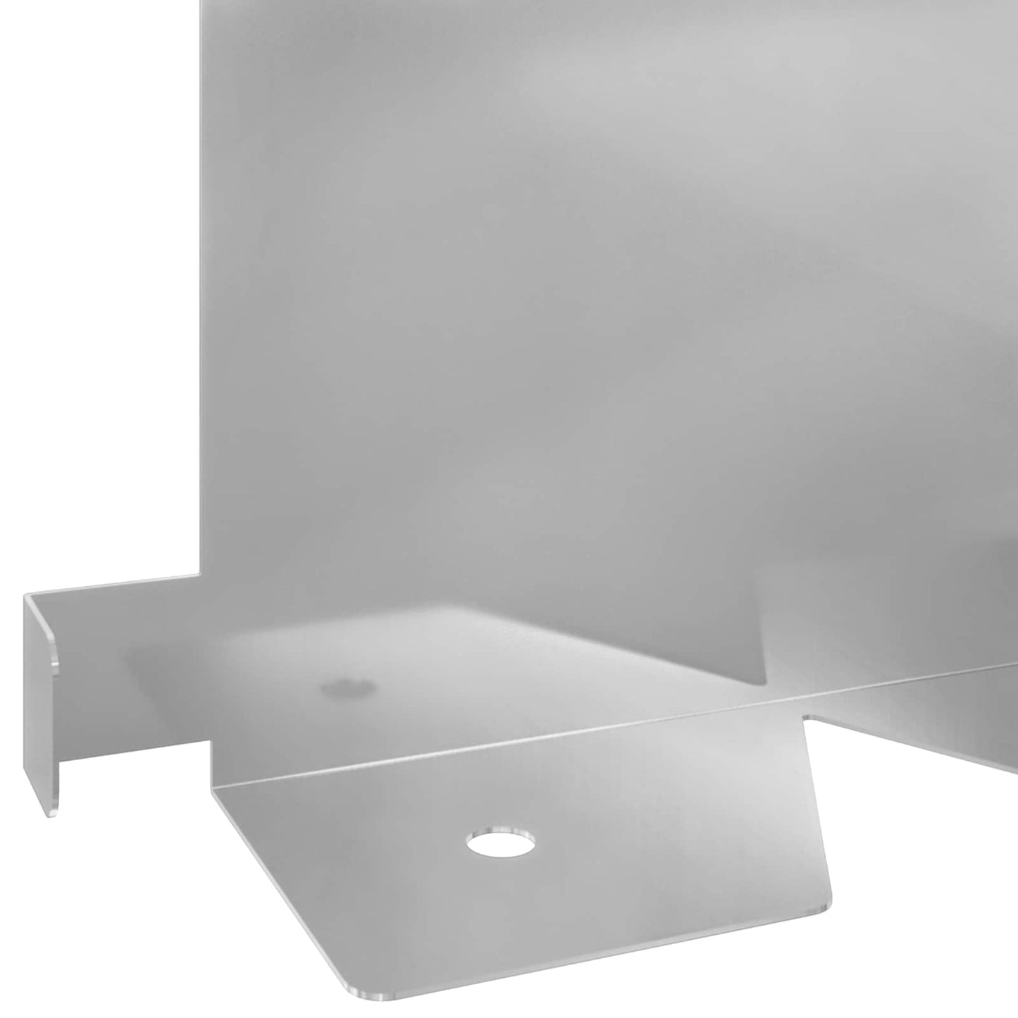 Bordura per Prato 10 pcs 102 x 15 x 4 cm Acciaio Argento | homemem39