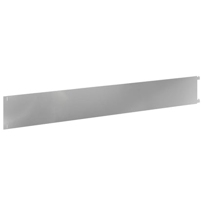 Bordura per Prato 20 pcs 102 x 15 x 4 cm Acciaio Argento | homemem39