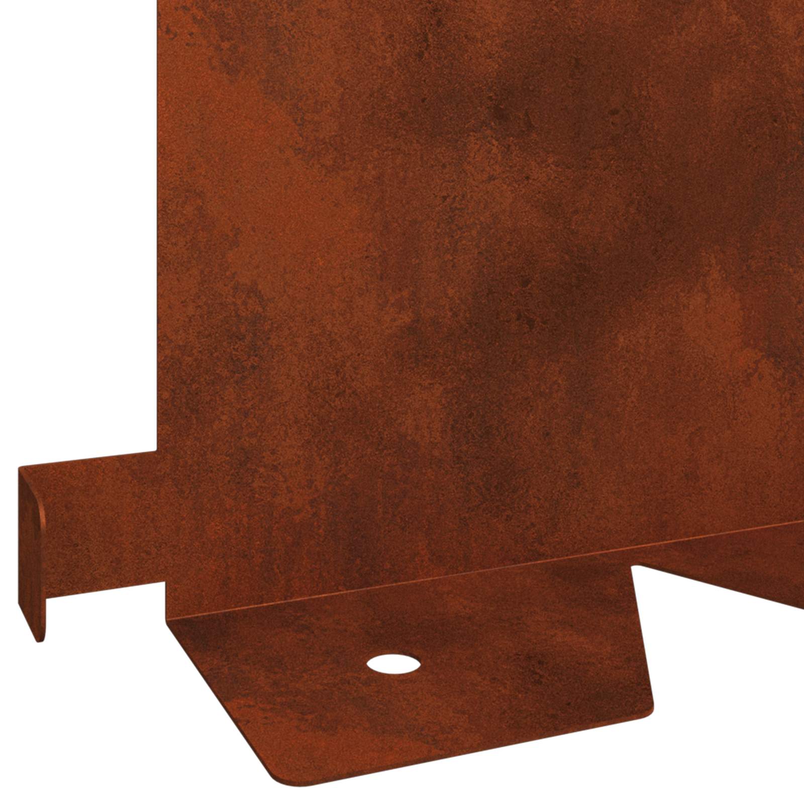 Bordura per Prato 20 pcs 102 x 15 x 4 cm Acciaio Ruggine | homemem39