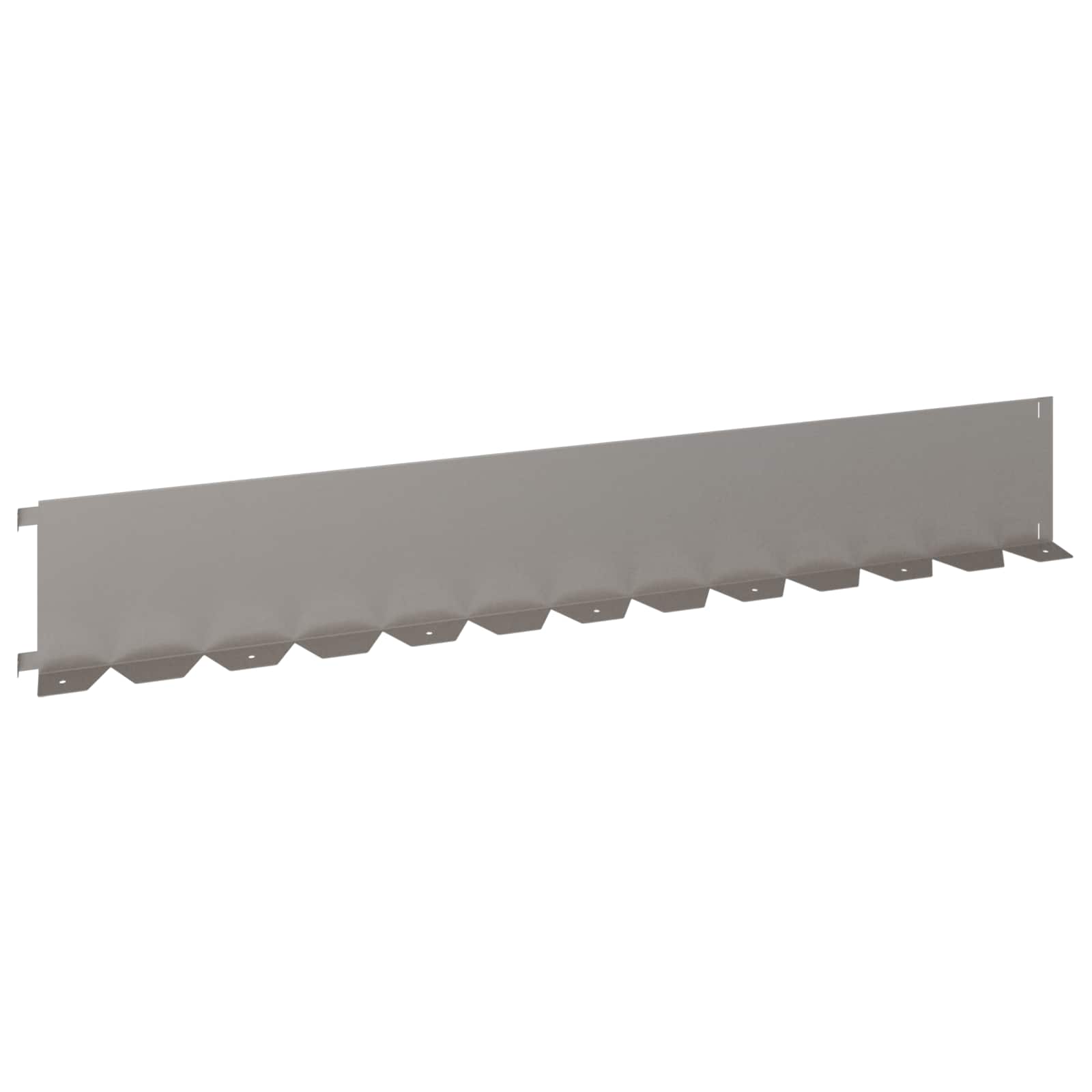 Bordura per Prato 30 pcs 102 x 15 x 4 cm Acciaio Ruggine | homemem39