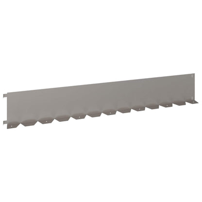 Bordura per Prato 30 pcs 102 x 15 x 4 cm Acciaio Ruggine | homemem39
