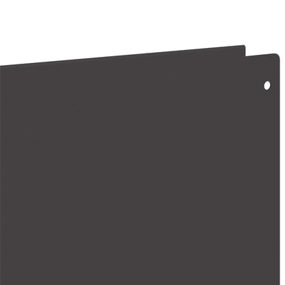 Bordura per Prato 20 pcs 100 x 12 cm Acciaio Nero | homemem39