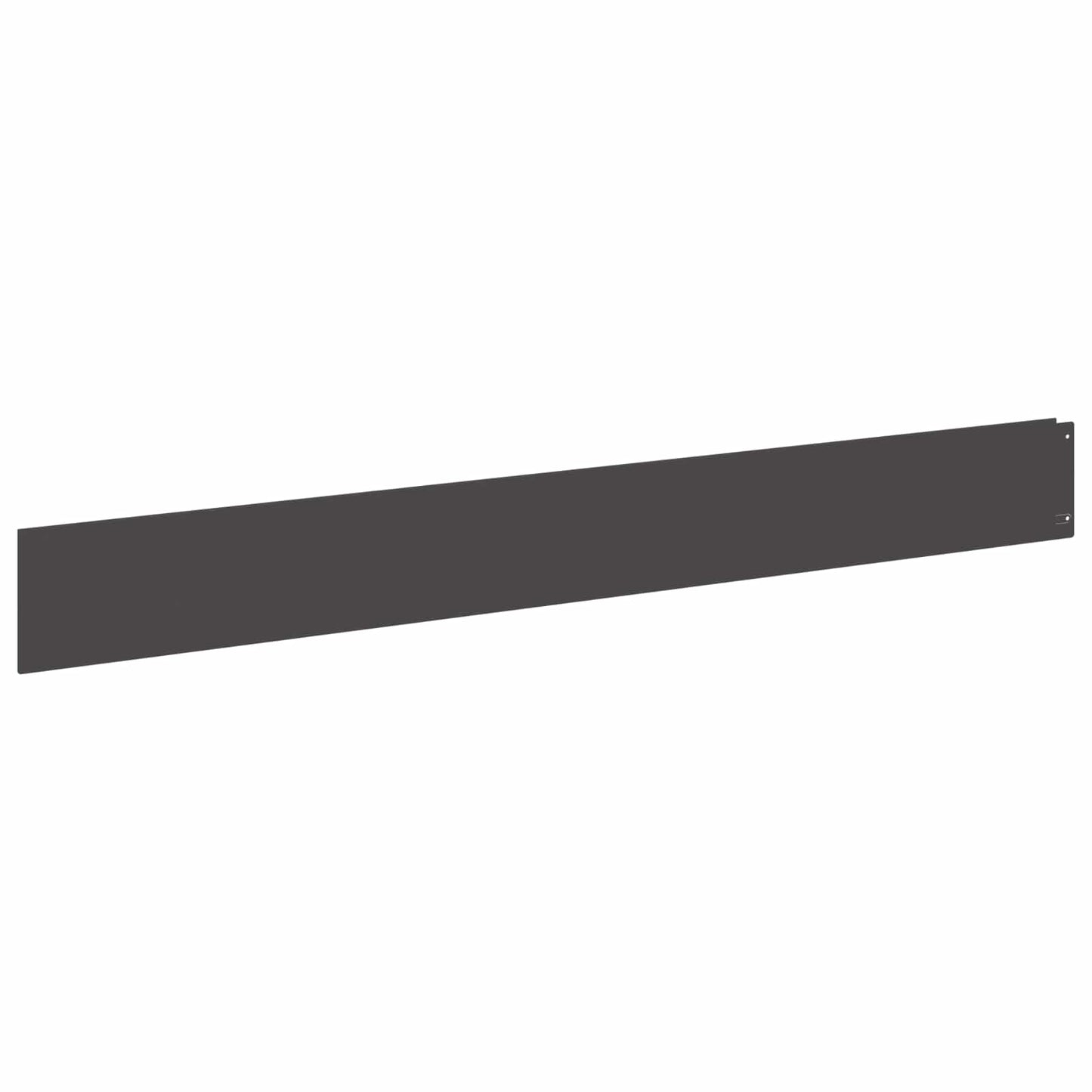 Bordura per Prato 20 pcs 100 x 12 cm Acciaio Nero | homemem39