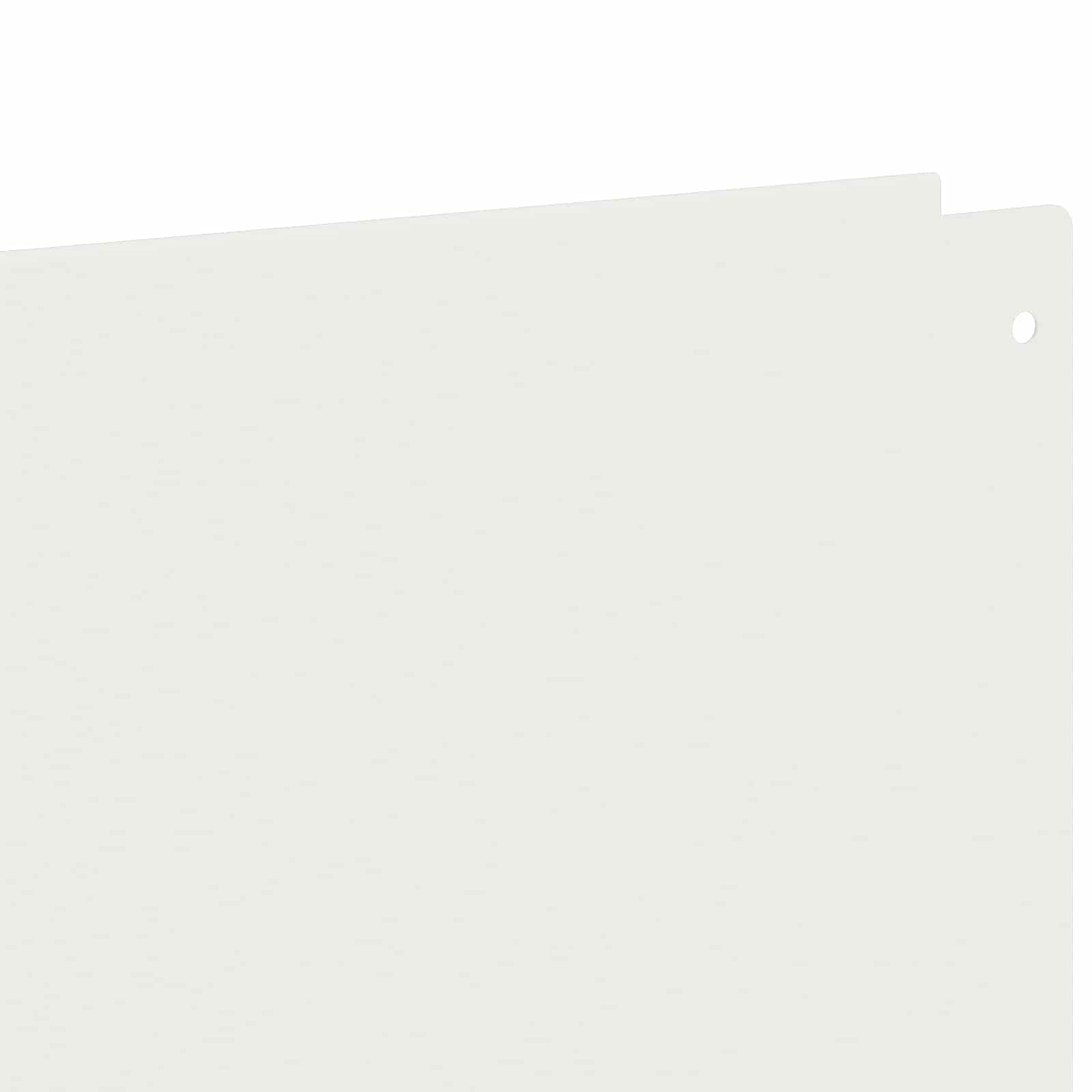 Bordura per Prato 20 pcs 100 x 12 cm Acciaio Bianco | homemem39