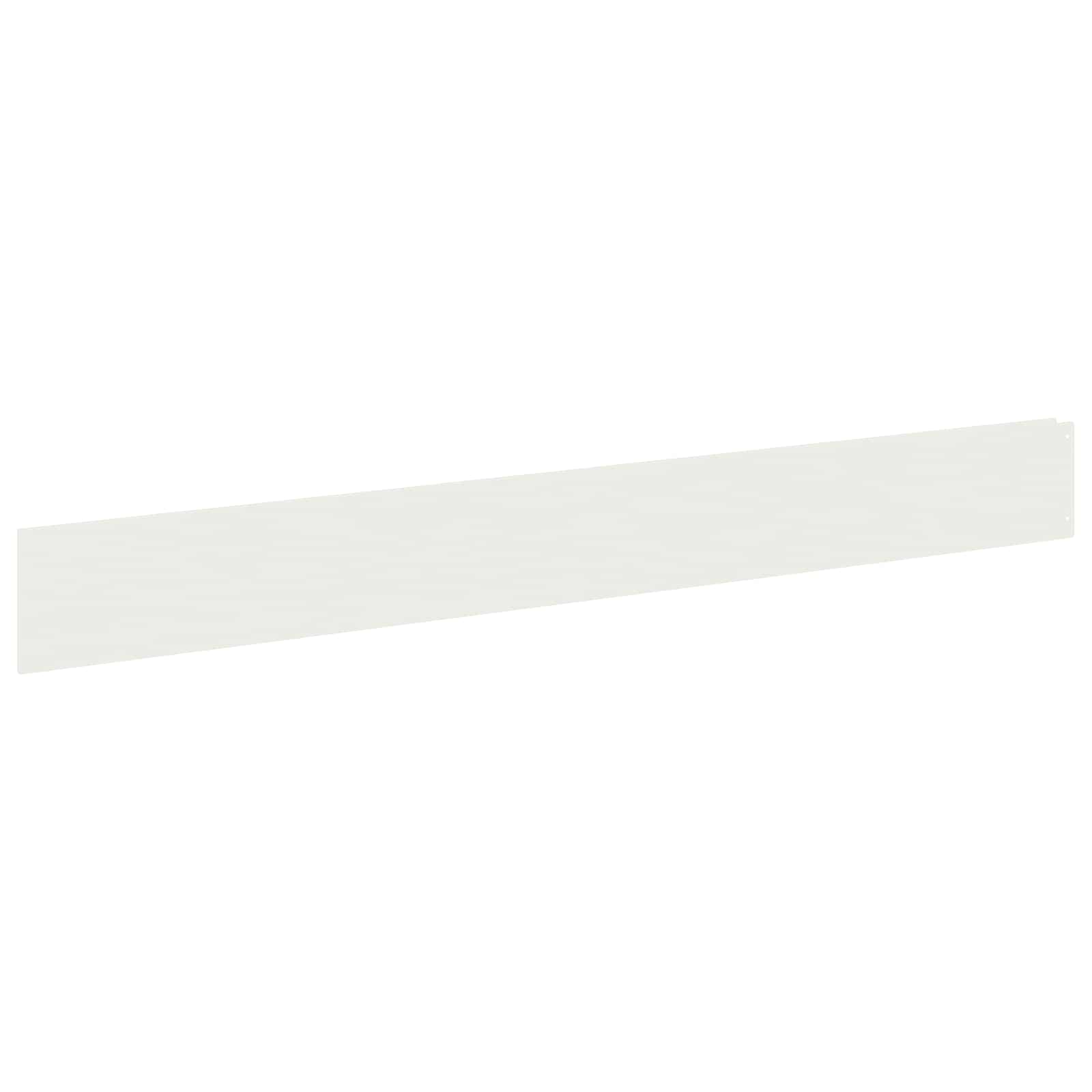 Bordura per Prato 20 pcs 100 x 12 cm Acciaio Bianco | homemem39