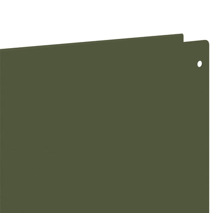 Bordura per Prato 30 pcs 100 x 12 cm Acciaio Verde Oliva | homemem39