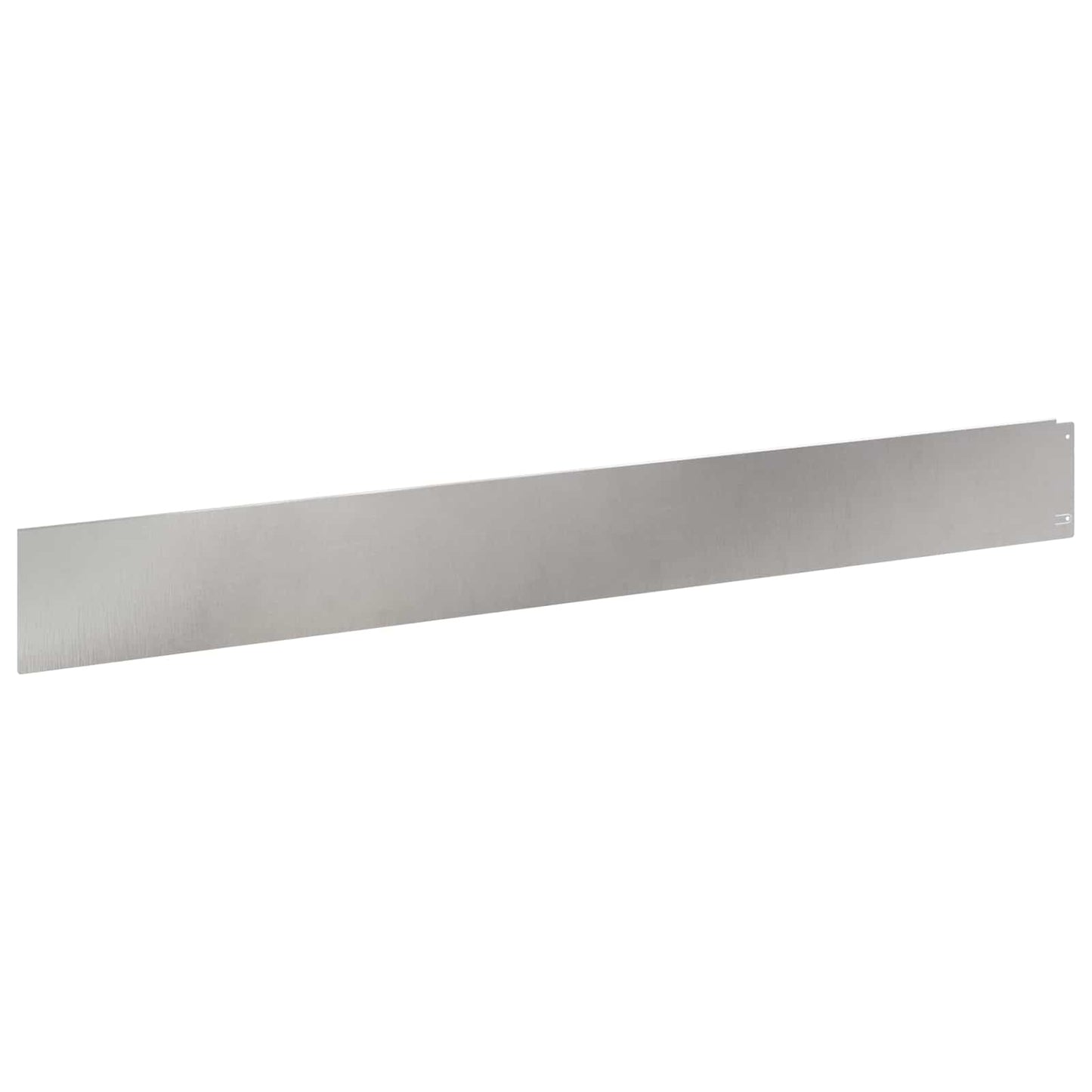 Bordura per Prato 20 pcs 100 x 12 cm Acciaio Argento | homemem39
