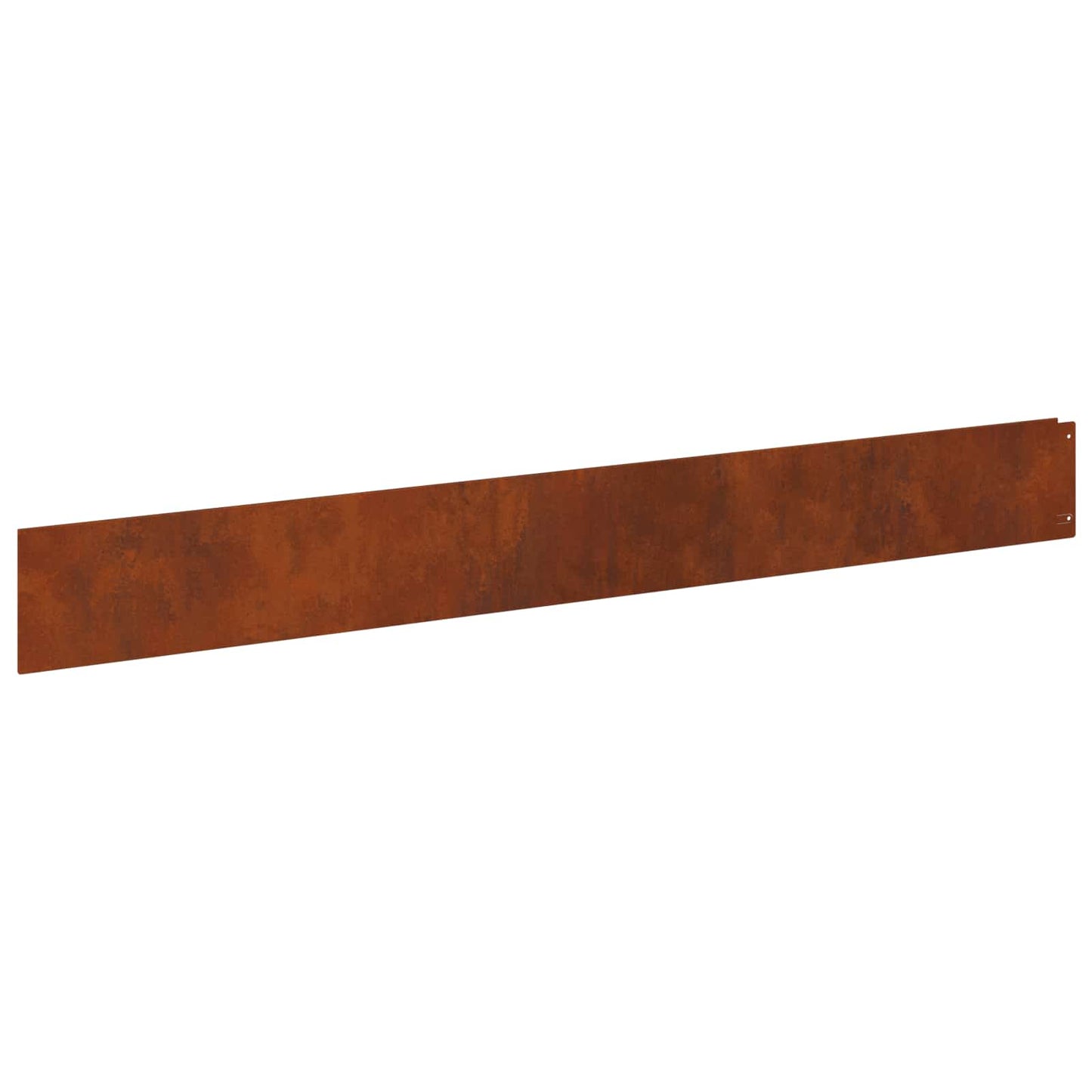 Bordura per Prato 10 pcs 100 x 12 cm Acciaio Ruggine | homemem39