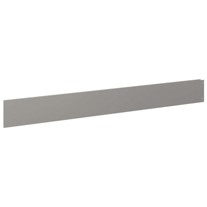 Bordura per Prato 10 pcs 100 x 12 cm Acciaio Ruggine | homemem39