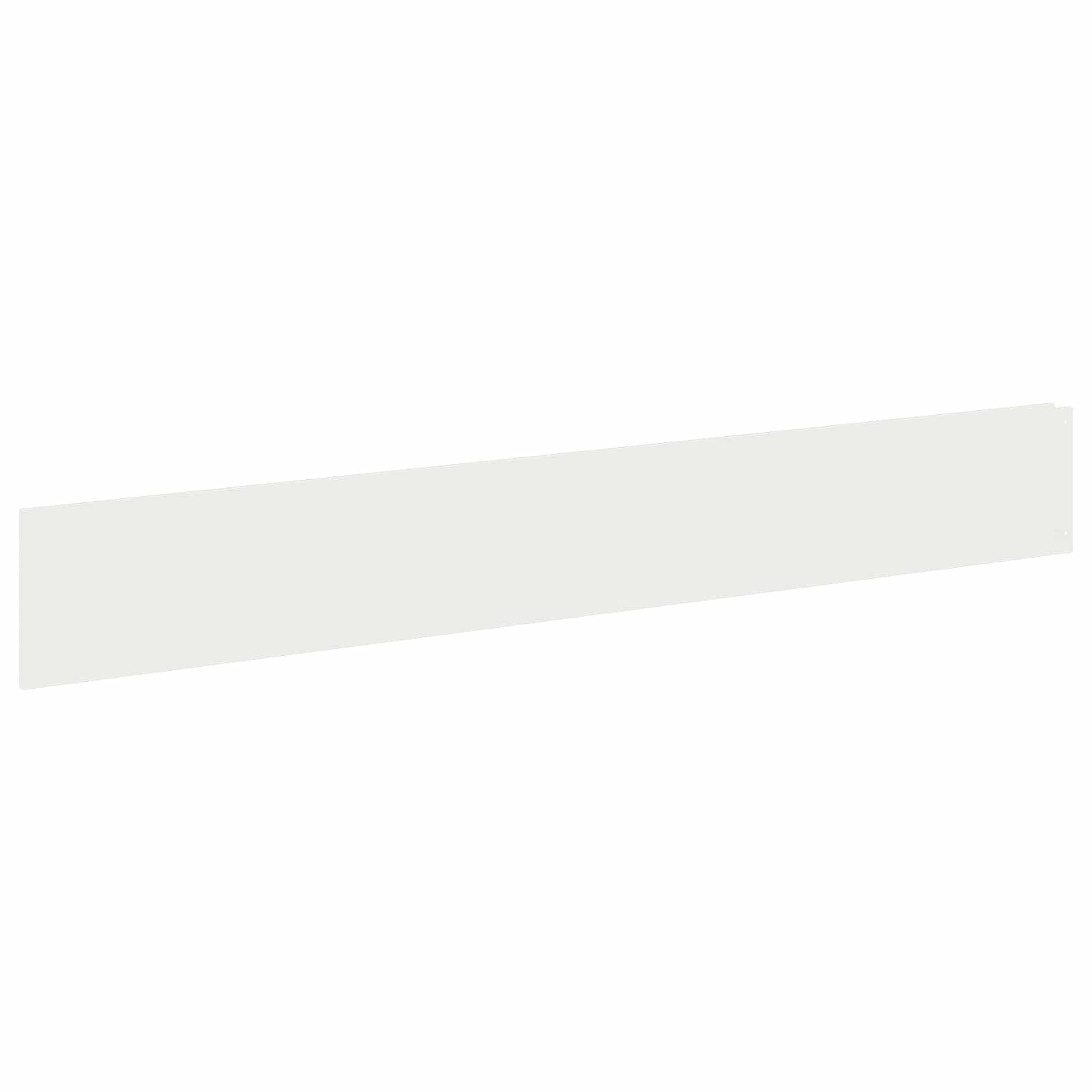Bordura per Prato 10 pcs 100 x 15 cm Acciaio Bianco | homemem39