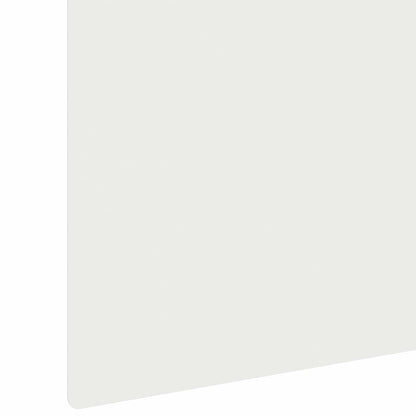 Bordura per Prato 30 pcs 100 x 15 cm Acciaio Bianco | homemem39