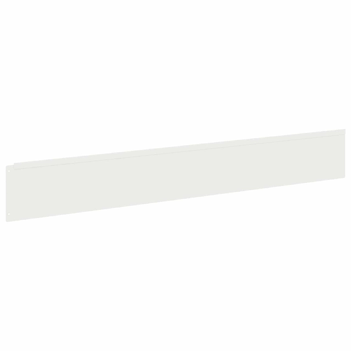 Bordura per Prato 30 pcs 100 x 15 cm Acciaio Bianco | homemem39