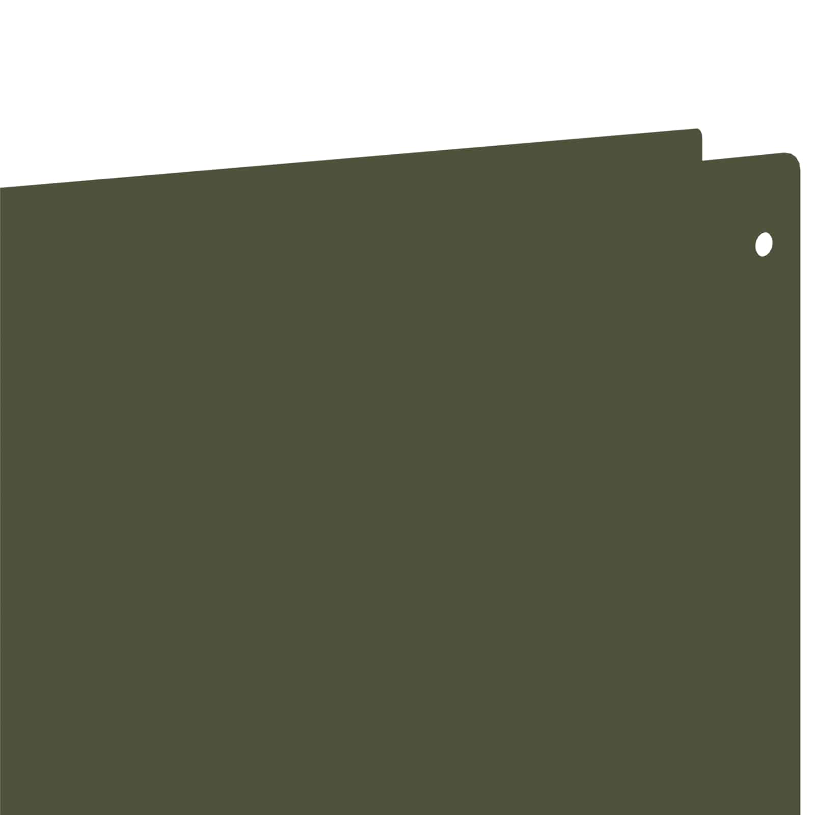Bordura per Prato 10 pcs 100 x 15 cm Acciaio Verde Oliva | homemem39