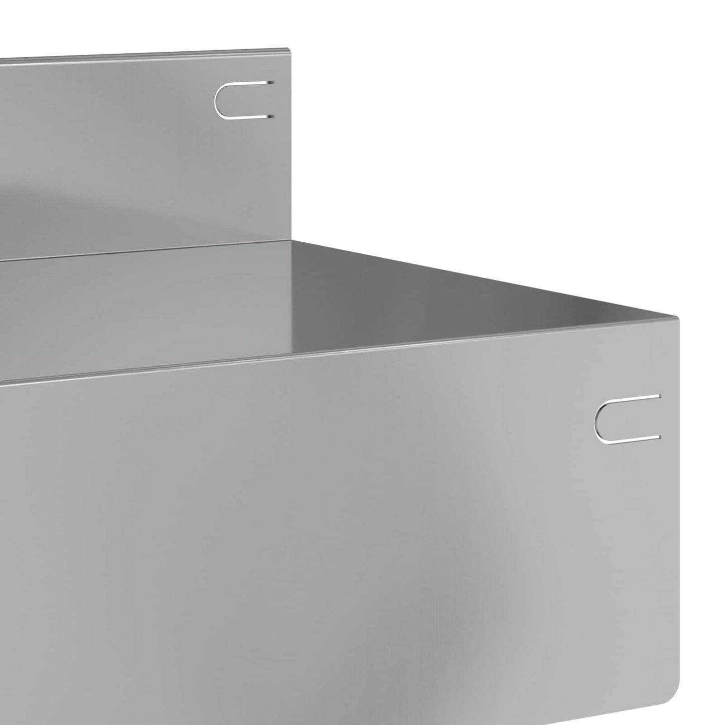 Bordura per Prato 20 pcs 100 x 10 x 8 cm Acciaio Argento | homemem39