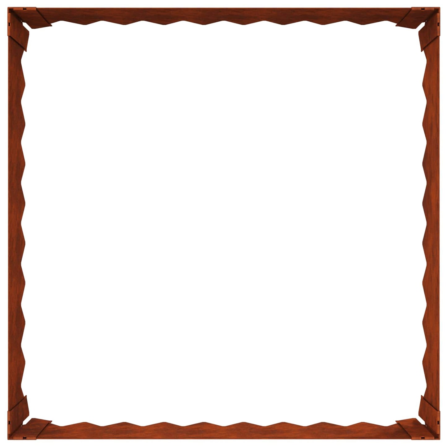 Bordura per Prato 60 x 60 x 20 cm Acciaio Ruggine | homemem39