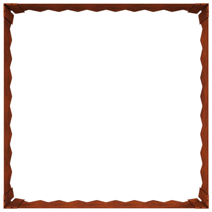 Bordura per Prato 60 x 60 x 20 cm Acciaio Ruggine | homemem39