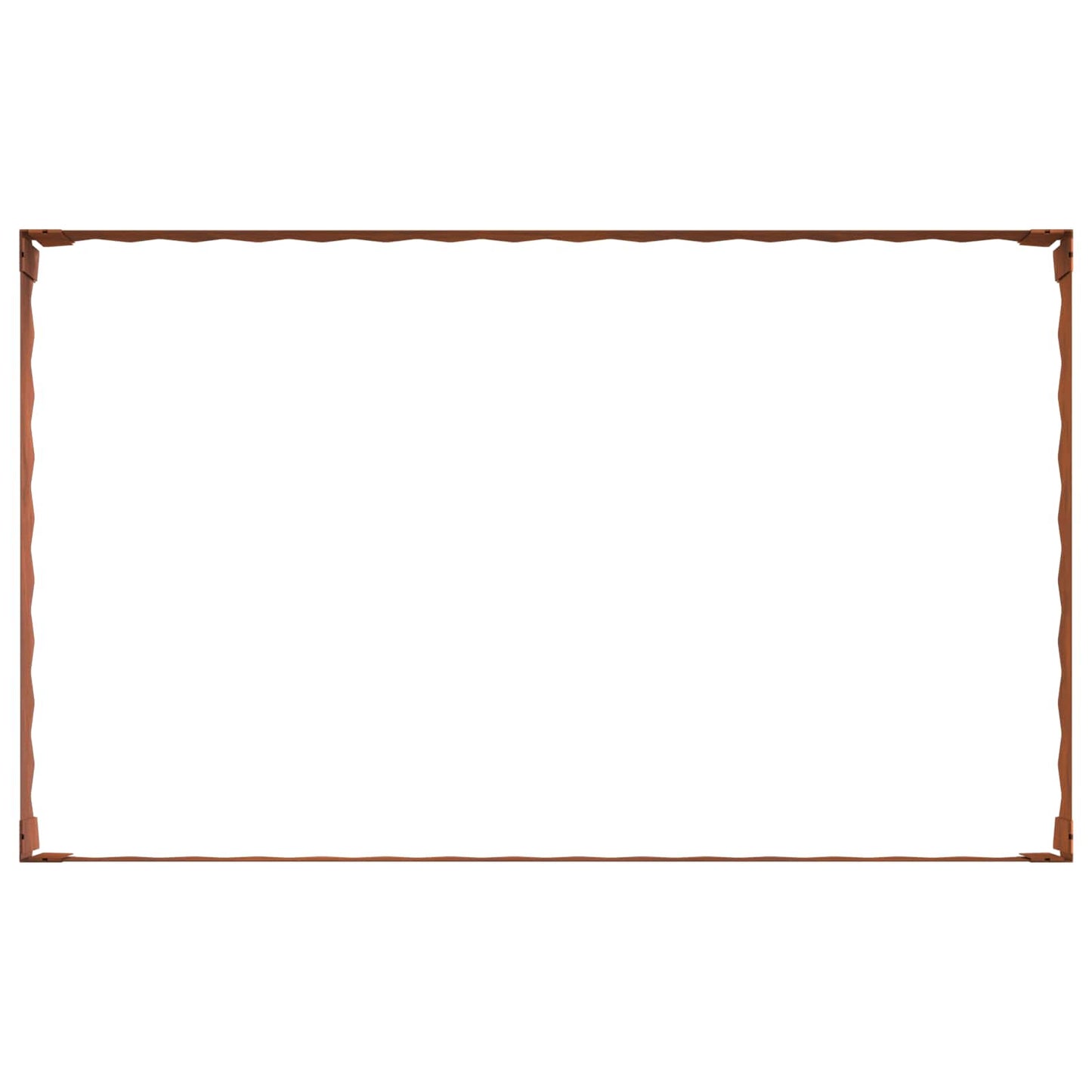 Bordura per Prato 100 x 60 x 20 cm Acciaio Ruggine | homemem39