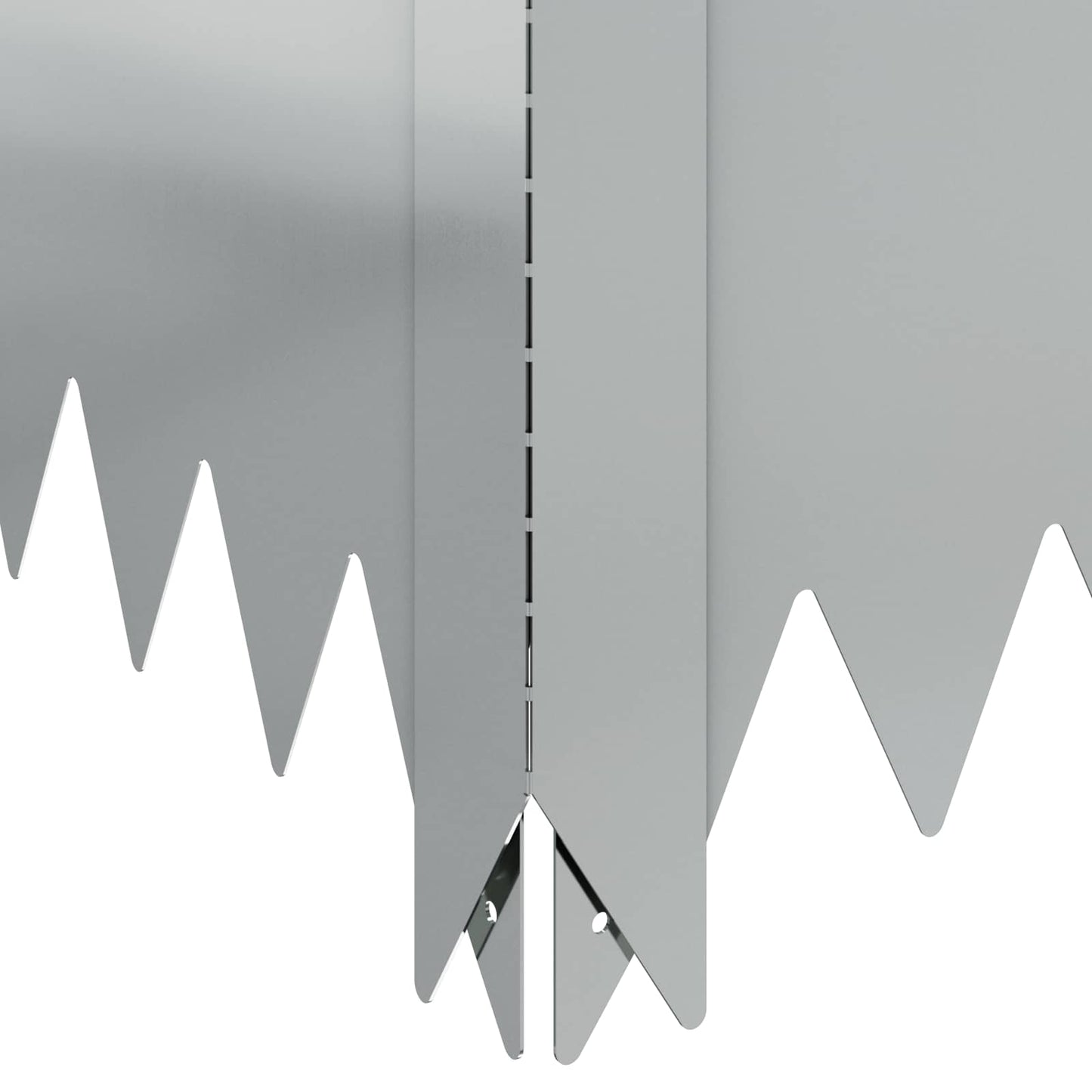 Bordura per Prato 100 x 60 x 35 cm Acciaio Argento | homemem39