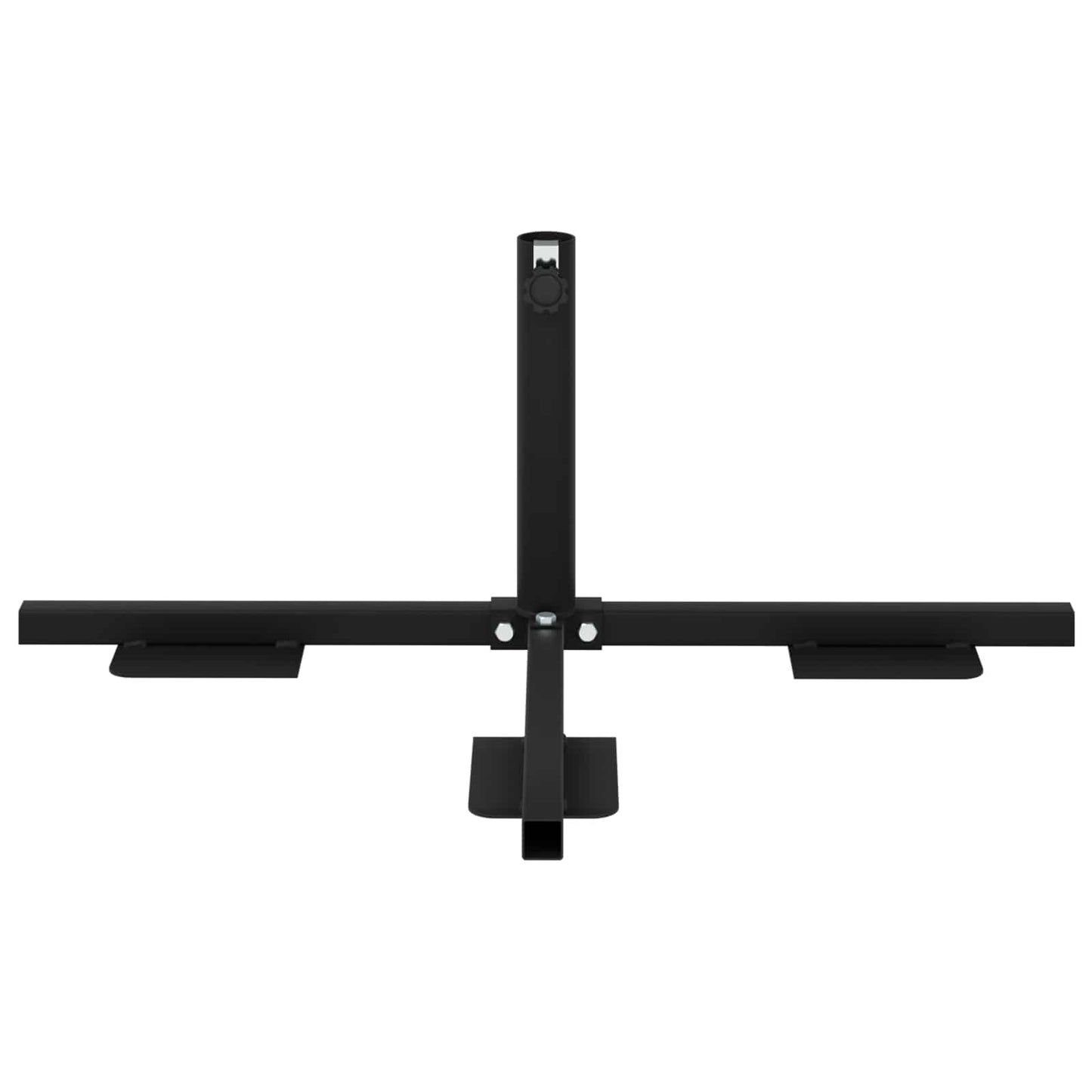 Telaio Base per Parasol a Mezza Nero Acciaio for 32-38 mm Pole