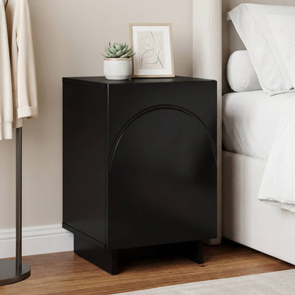 Comodino Nero 33,5 x 34,5 x 50 cm Legno ingegnerizzato