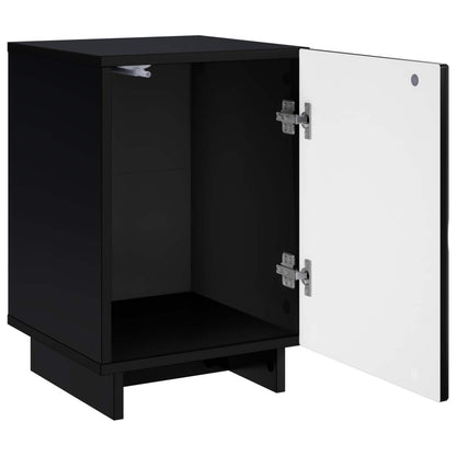 Comodino Nero 33,5 x 34,5 x 50 cm Legno ingegnerizzato