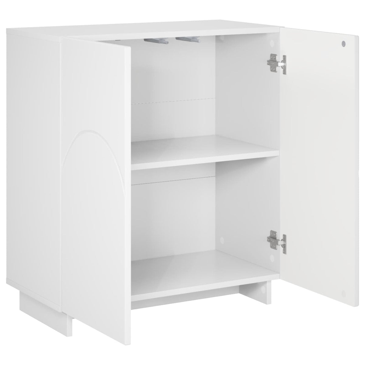 Credenza Bianco Lucido 67 x 34,5 x 75 cm Legno ingegnerizzato | homemem39