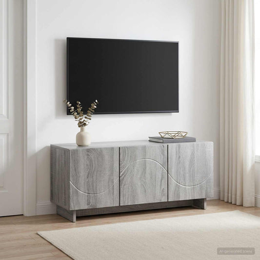 Supporto TV 90 x 34.5 x 40 cm Sonoma grigio | homemem39