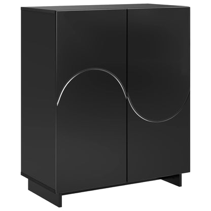 Scarpiera 73 x 38 x 87,5 cm Legno ingegnerizzato Nero