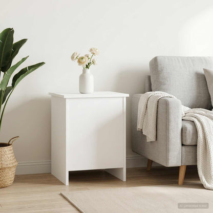 Cassa di stoccaggio Bianco 40 x 40 x 50 cm Legno ingegnerizzato | homemem39