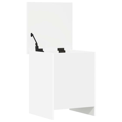 Cassa di stoccaggio Bianco 40 x 40 x 50 cm Legno ingegnerizzato | homemem39