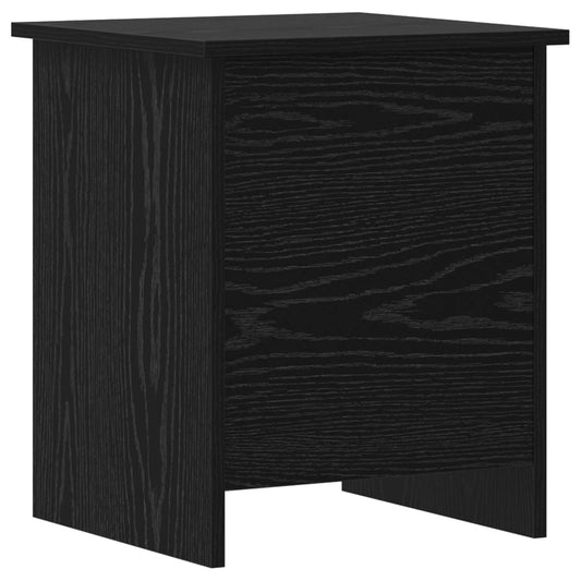 Cassa di stoccaggio Rovere Nero 40 x 40 x 50 cm