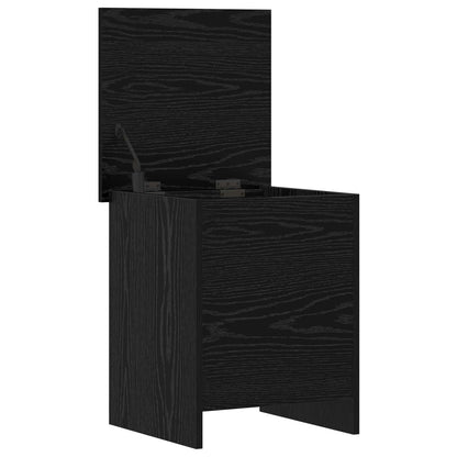 Cassa di stoccaggio Rovere Nero 40 x 40 x 50 cm | homemem39