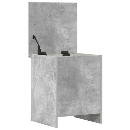 Cassa di stoccaggio Grigio Cemento 40 x 40 x 50 cm | homemem39