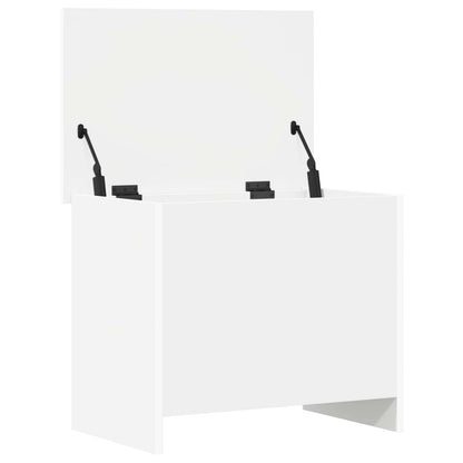 Cassa di stoccaggio Bianco 60 x 40 x 50 cm Legno ingegnerizzato | homemem39