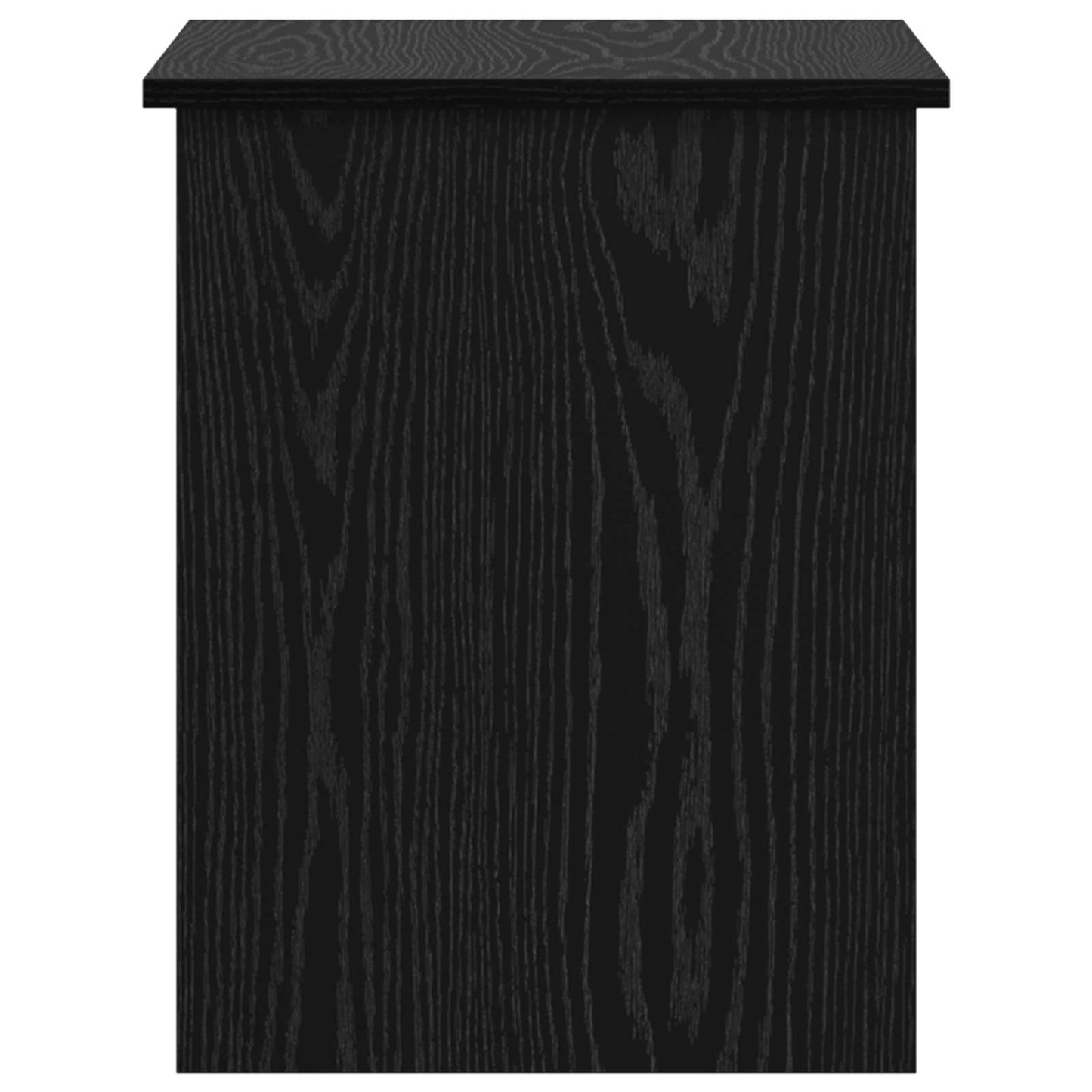 Cassa di stoccaggio Rovere Nero 60 x 40 x 50 cm | homemem39