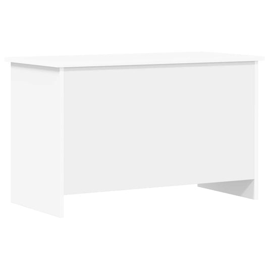 Cassa di stoccaggio Bianco 80 x 40 x 50 cm Legno ingegnerizzato