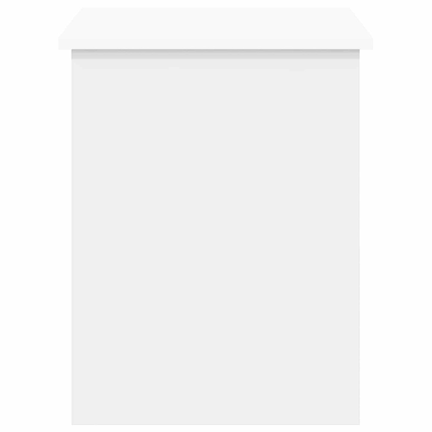 Cassa di stoccaggio Bianco 80 x 40 x 50 cm Legno ingegnerizzato | homemem39