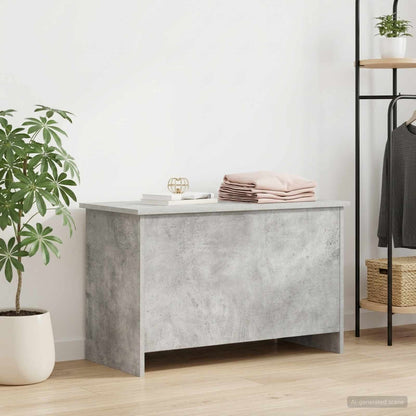 Cassa di stoccaggio Grigio Cemento 80 x 40 x 50 cm | homemem39